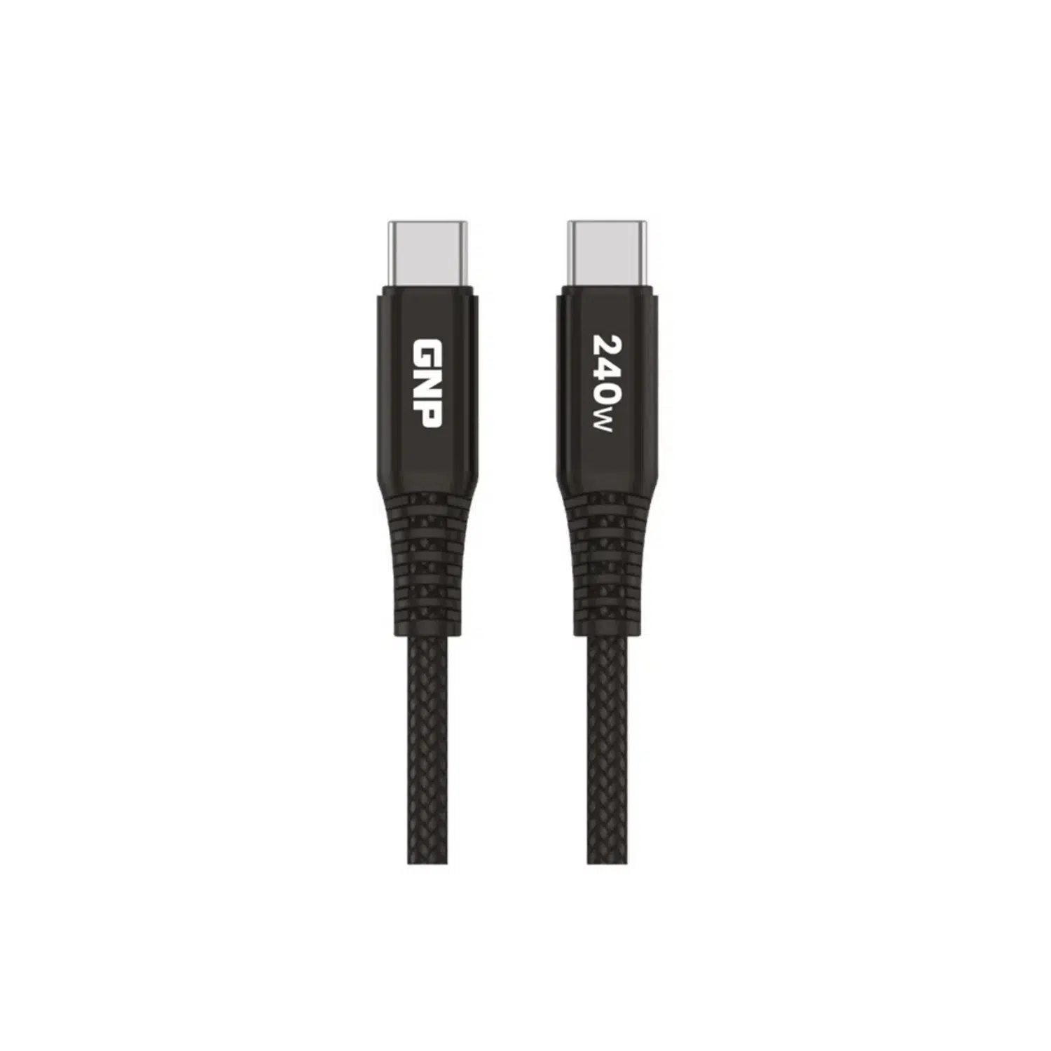GNP Type-C to Type-C (2 metre) Hızlı Şarj 240W PD Yüksek Kaliteli Örgülü Kablo Siyah (2 yıl Garantili )