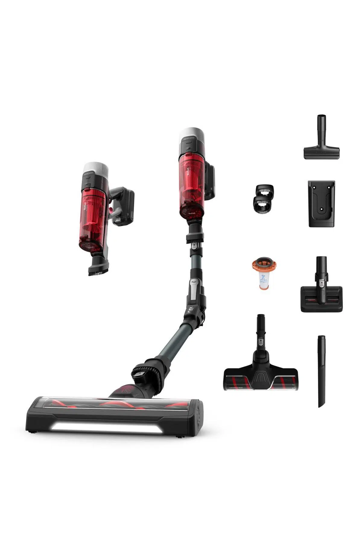 TEFAL TY2098WO X-Force Flex 9.60 Animal Care 100 Air Watt Kablosuz Şarjlı Dikey Süpürge